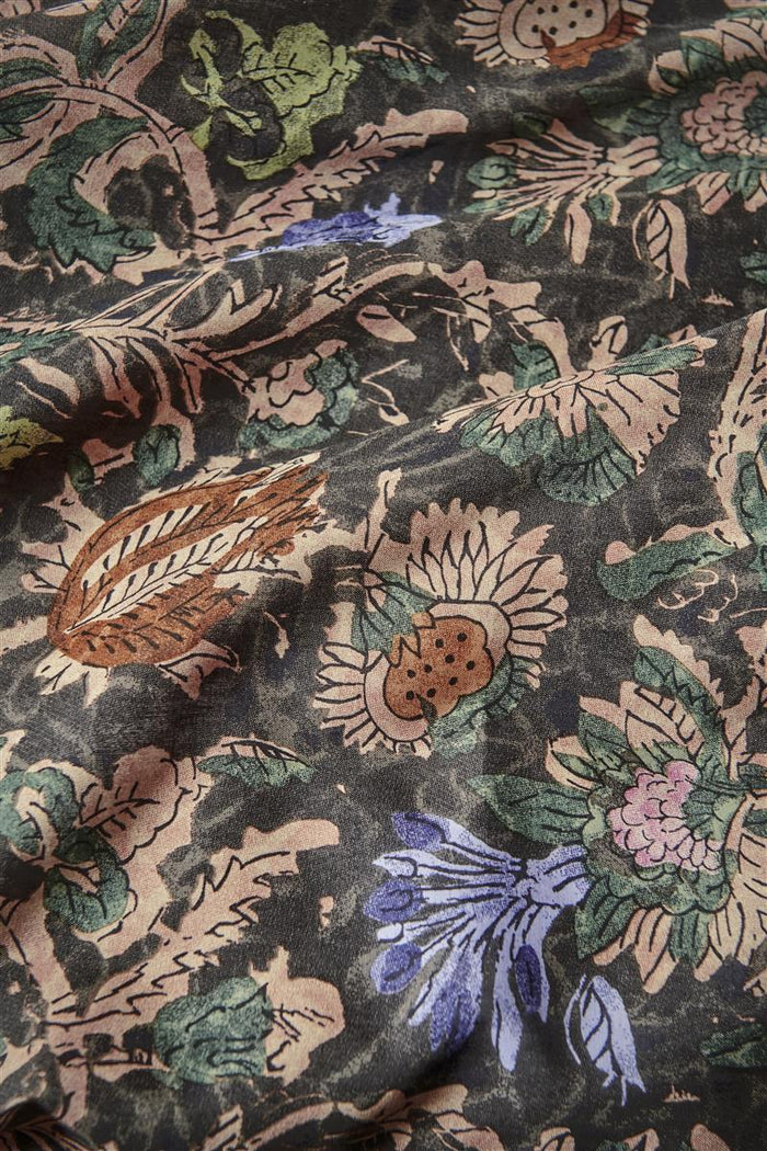 At Home Dekbedovertrek Katoen Batik - dark blue