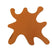 NOOBLU Deco onderlegger SPLASH - Cognac - 30 x 30 cm