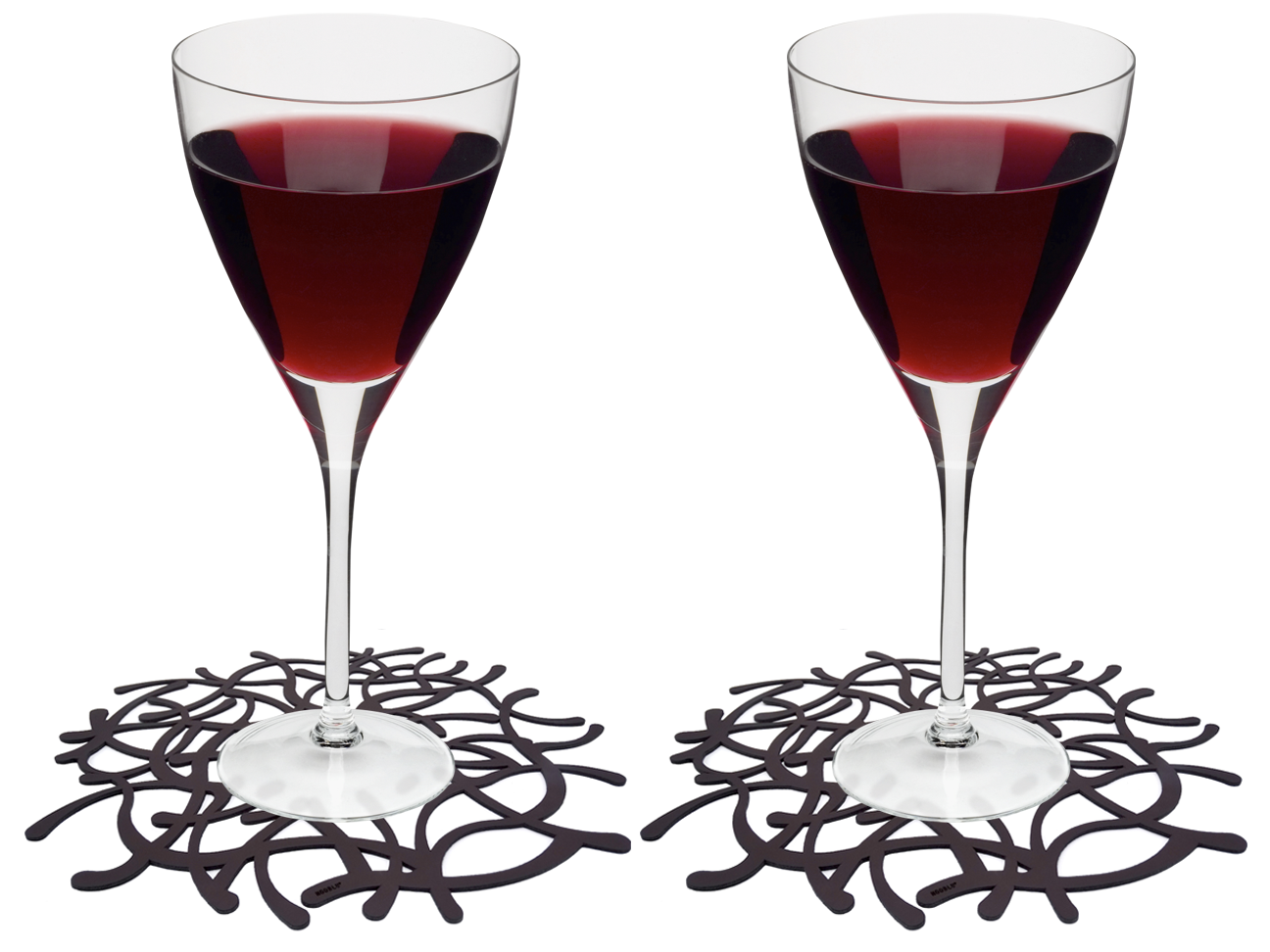 NOOBLU TUMBL onderzetters 15 cm -  brown - Set van 6