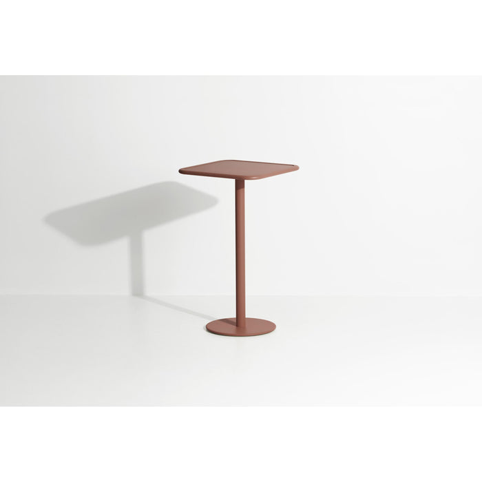 Week-end bistrotafel 60x60 H105 Terracotta