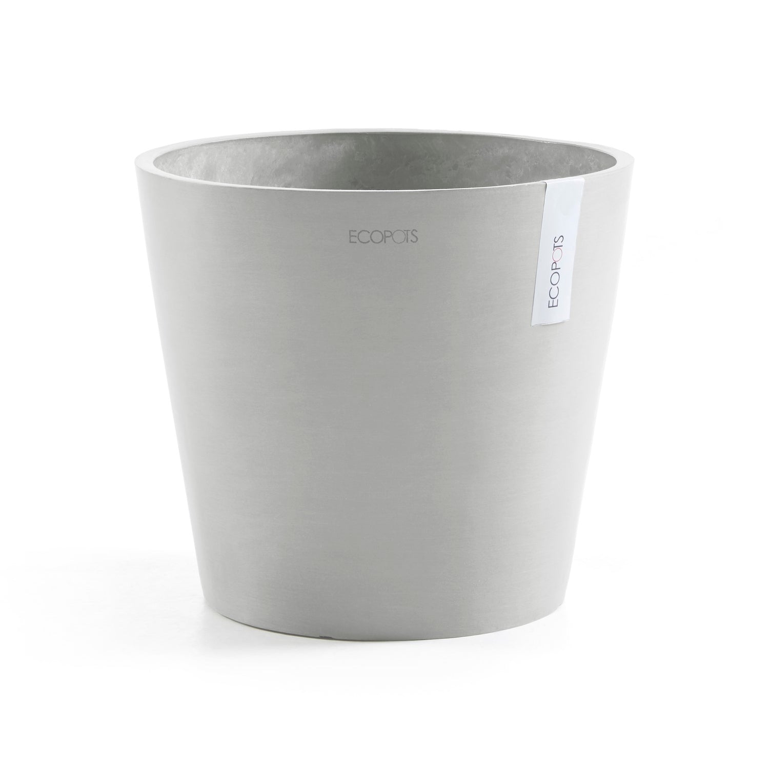 Ecopots Amsterdam 40 White Grey