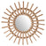 Atmosphera Wandspiegel - rond - rotan - D30 cm - bohemian spiegel