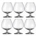 Royal Leerdam Cognac glazen Gilde - 6x stuks - glas - 250 ml