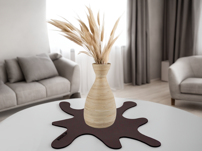 NOOBLU Deco onderlegger SPLASH - Cognac - 30 x 30 cm