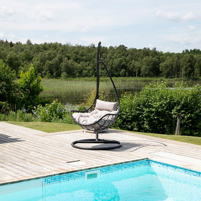 Rebellenclub Delta Hangstoel - Zwart