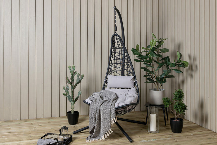 Rebellenclub Cobe Hangstoel - Zwart