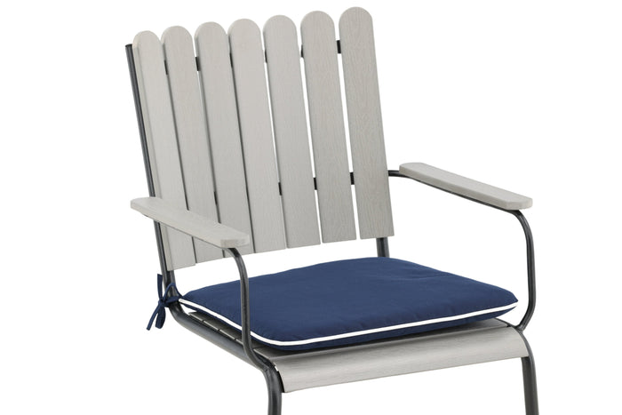 Rebellenclub Ellix Tuinstoelkussen - Blauw