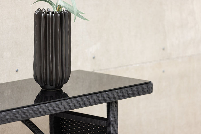 Rebellenclub Brisko Buiten Bijzettafel - 120 x 40cm - Zwart