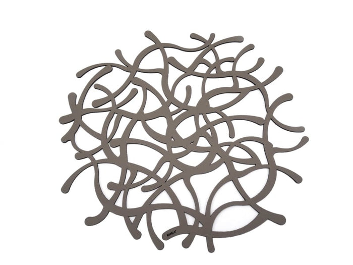 NOOBLU TUMBL onderzetters 15 cm - Clay grey - Set van 2