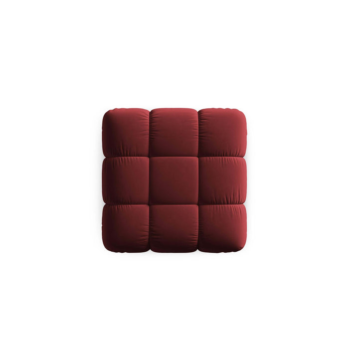 Milo Casa Tropea Modulair Bank Element - Hocker - Bordeauxrood