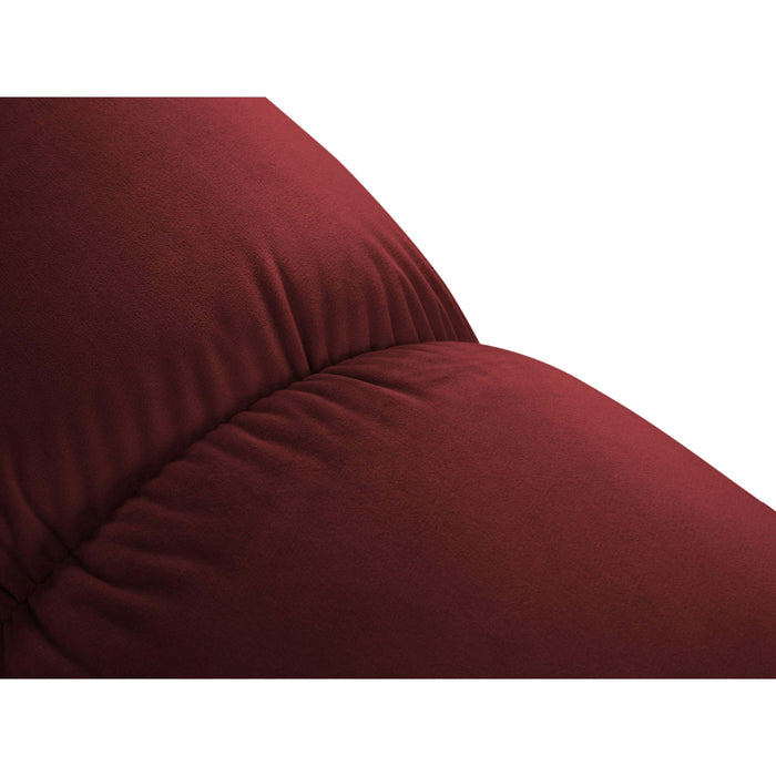 Milo Casa Tropea Modulair Bank Element - Hocker - Bordeauxrood