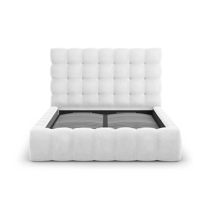 Cosmopolitan Design Bali Bedframe met Opbergruimte - 140 x 200 cm - Crème