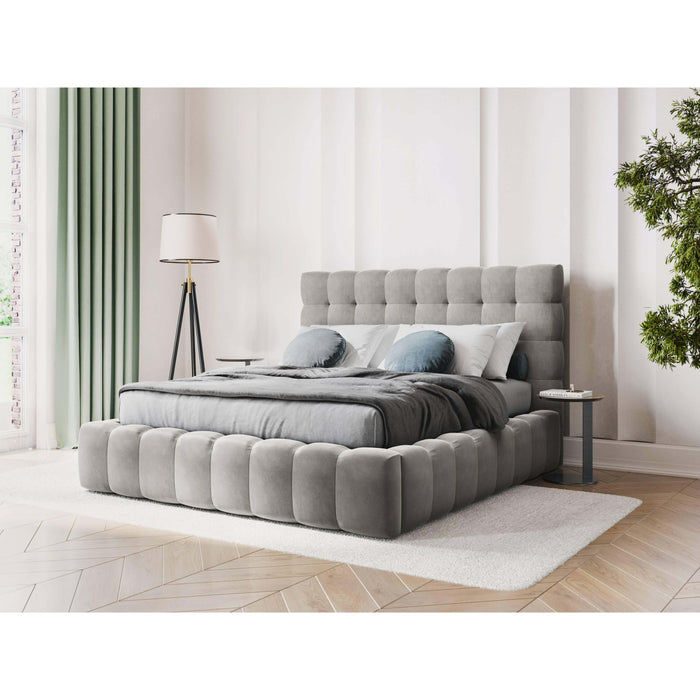 Cosmopolitan Design Bali Bedframe met Opbergruimte - 140 x 200 cm - Grijs