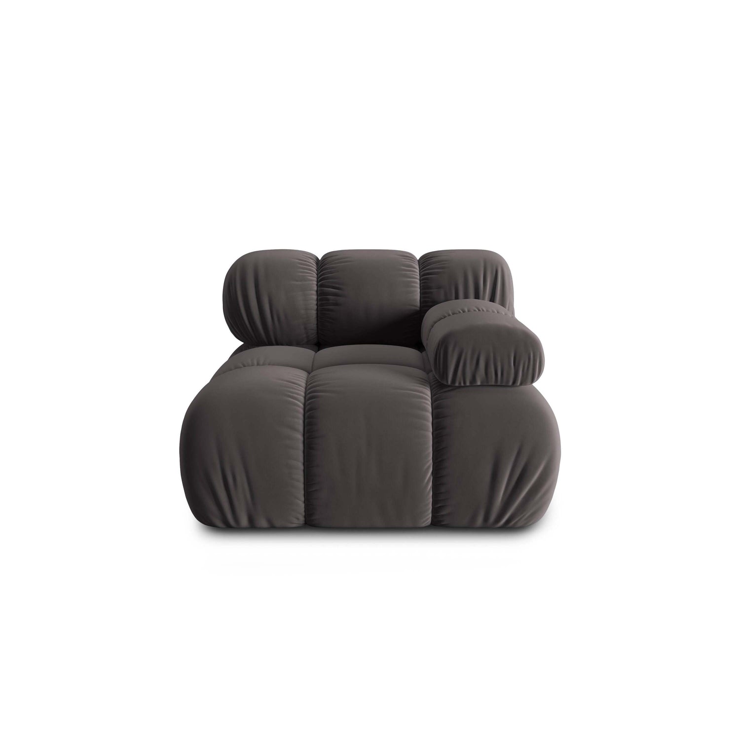 Milo Casa Tropea Modulair Bank Element - Hoek  Rechts - Donkergrijs