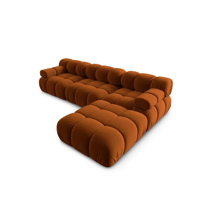 Milo Casa Tropea Modulaire Modulaire 3-zitsbank met Hocker - Terracotta