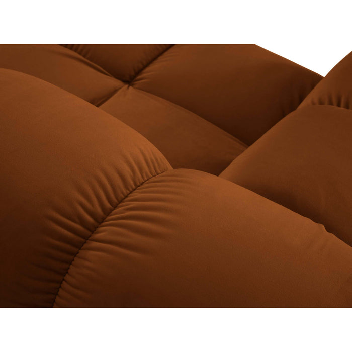 Milo Casa Tropea Modulaire Modulaire 3-zitsbank met Hocker - Terracotta