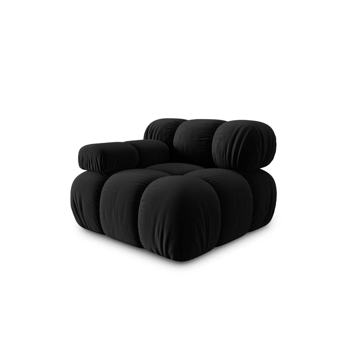 Milo Casa Tropea Modulair Bank Element - Hoek Links - Zwart