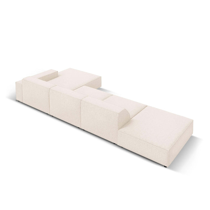 Micadoni Jodie Hoekbank Rechts - Links Open 5-zits - Chenille - Crème