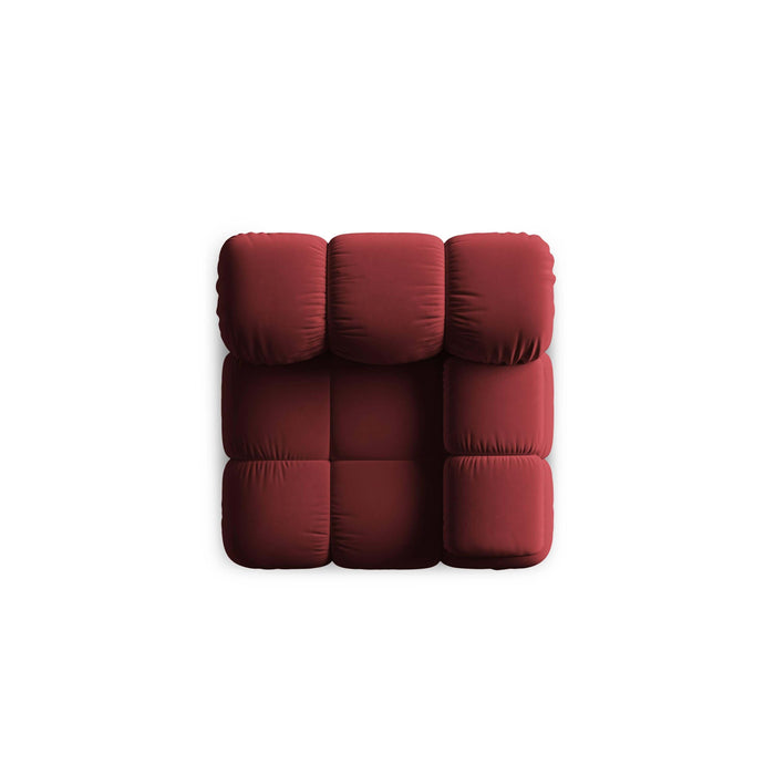 Milo Casa Tropea Modulair Bank Element - Hoek  Rechts - Bordeauxrood