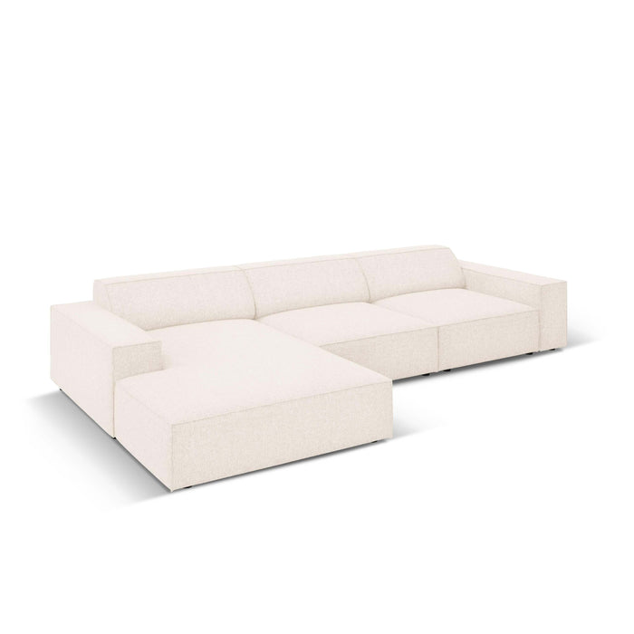 Micadoni Jodie Hoekbank Links 4-zits - Chenille - Crème