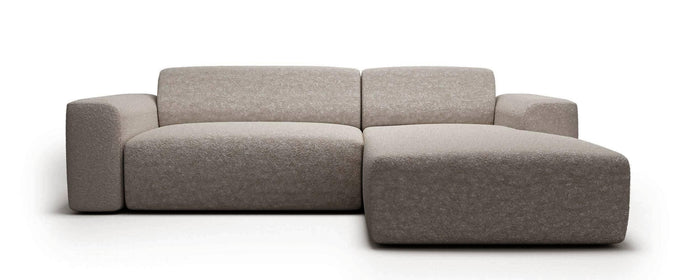 NADUVI Collection Nina Hoekbank Rechts - Bouclé - Beige