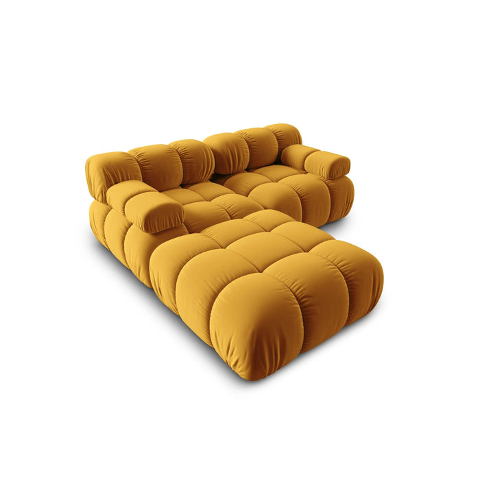 Milo Casa Tropea Modulaire 2-zitsbank met Hocker - Okergeel