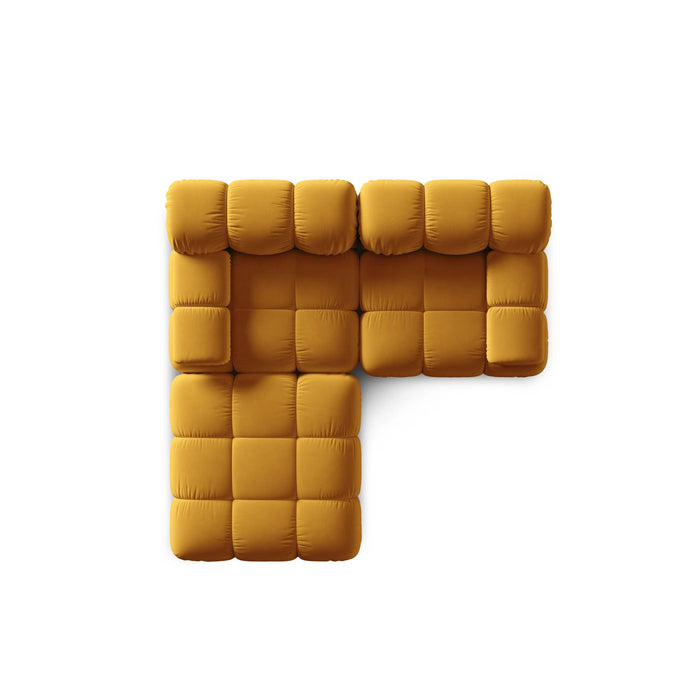 Milo Casa Tropea Modulaire 2-zitsbank met Hocker - Okergeel