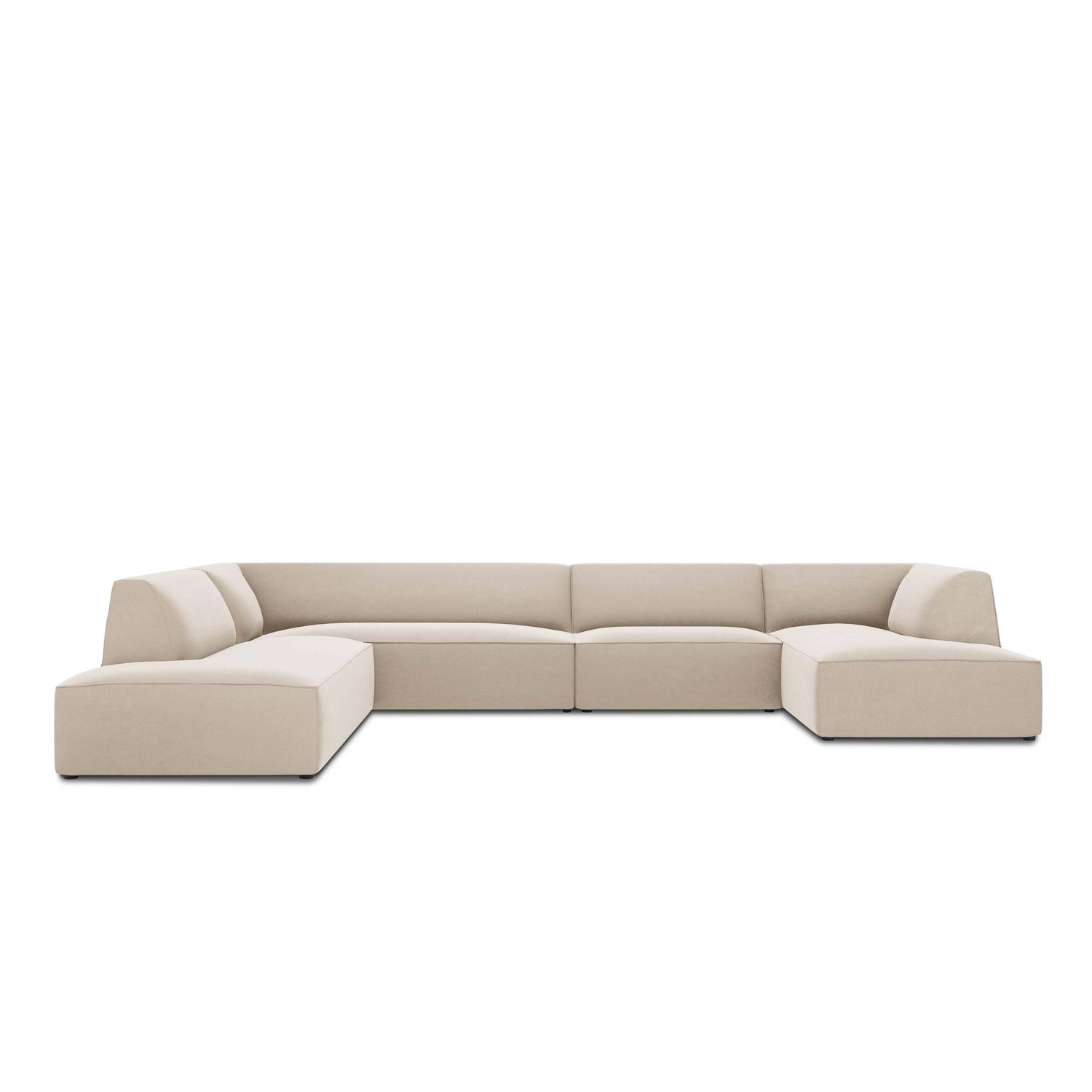 Windsor & Co Sao U-bank - Hoek Links - Velvet - Beige
