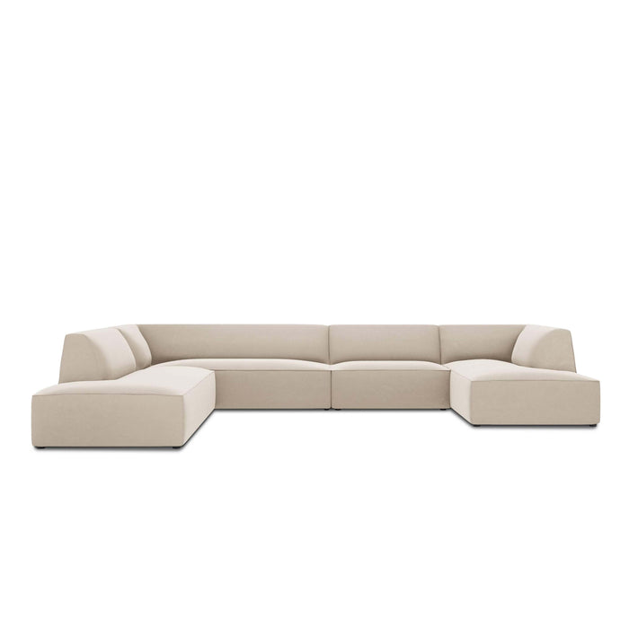 Windsor & Co Sao U-bank - Hoek Links - Velvet - Beige