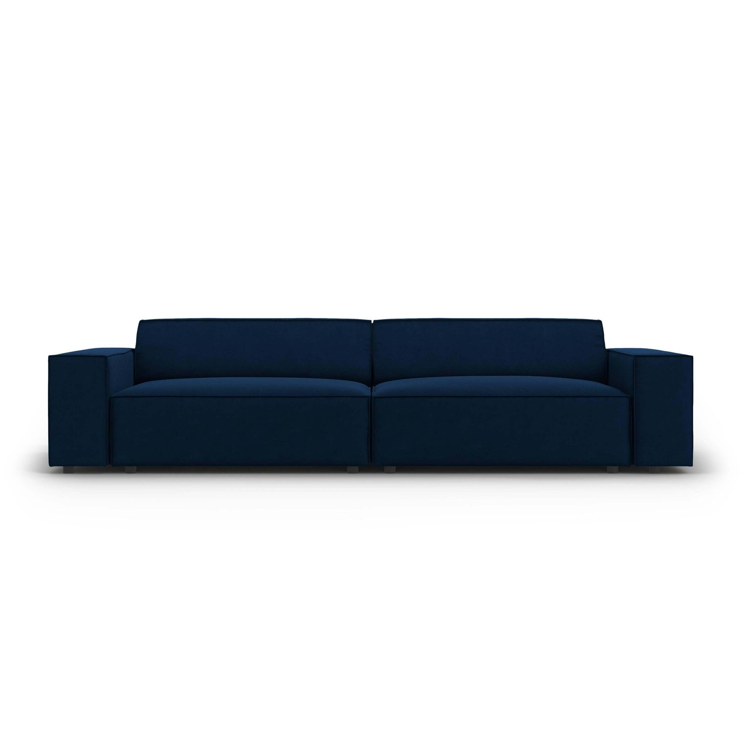 Micadoni Jodie 4-zitsbank - Fluweel - Donkerblauw