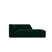 Windsor & Co Sao Chaise Longue Rechts - Velvet - Flessengroen