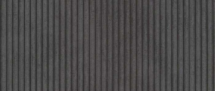 NADUVI Collection Nina 2-zitsbank - Ribstof - Antraciet