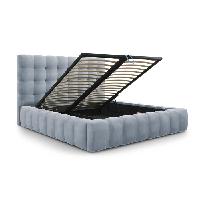 Cosmopolitan Design Bali Bedframe met Opbergruimte - 180 x 200 cm - Lichtblauw