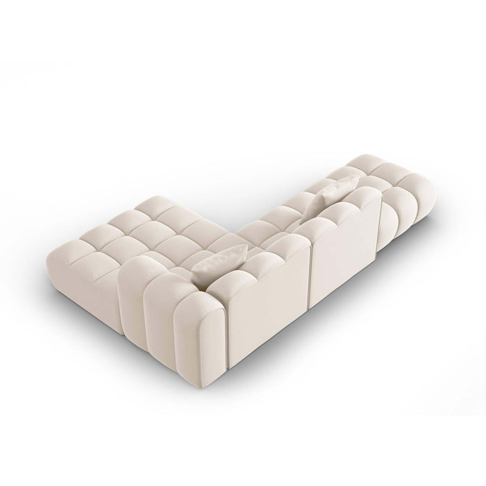 Windsor & Co Halley Hoekbank 5-zits - Rechts - Crème