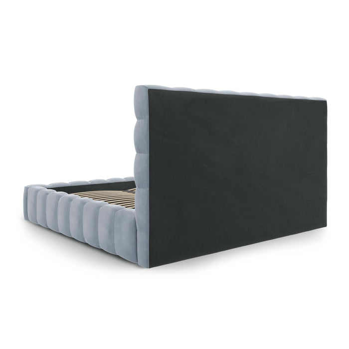 Cosmopolitan Design Bali Bedframe met Opbergruimte - 200 x 200 cm - Lichtblauw