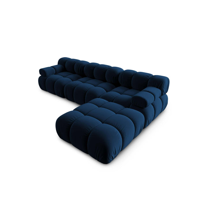 Milo Casa Tropea Modulaire Modulaire 3-zitsbank met Hocker - Koningsblauw