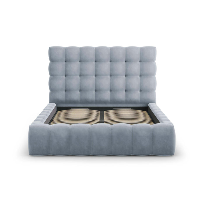 Cosmopolitan Design Bali Bedframe met Opbergruimte - 160 x 200 cm - Lichtblauw