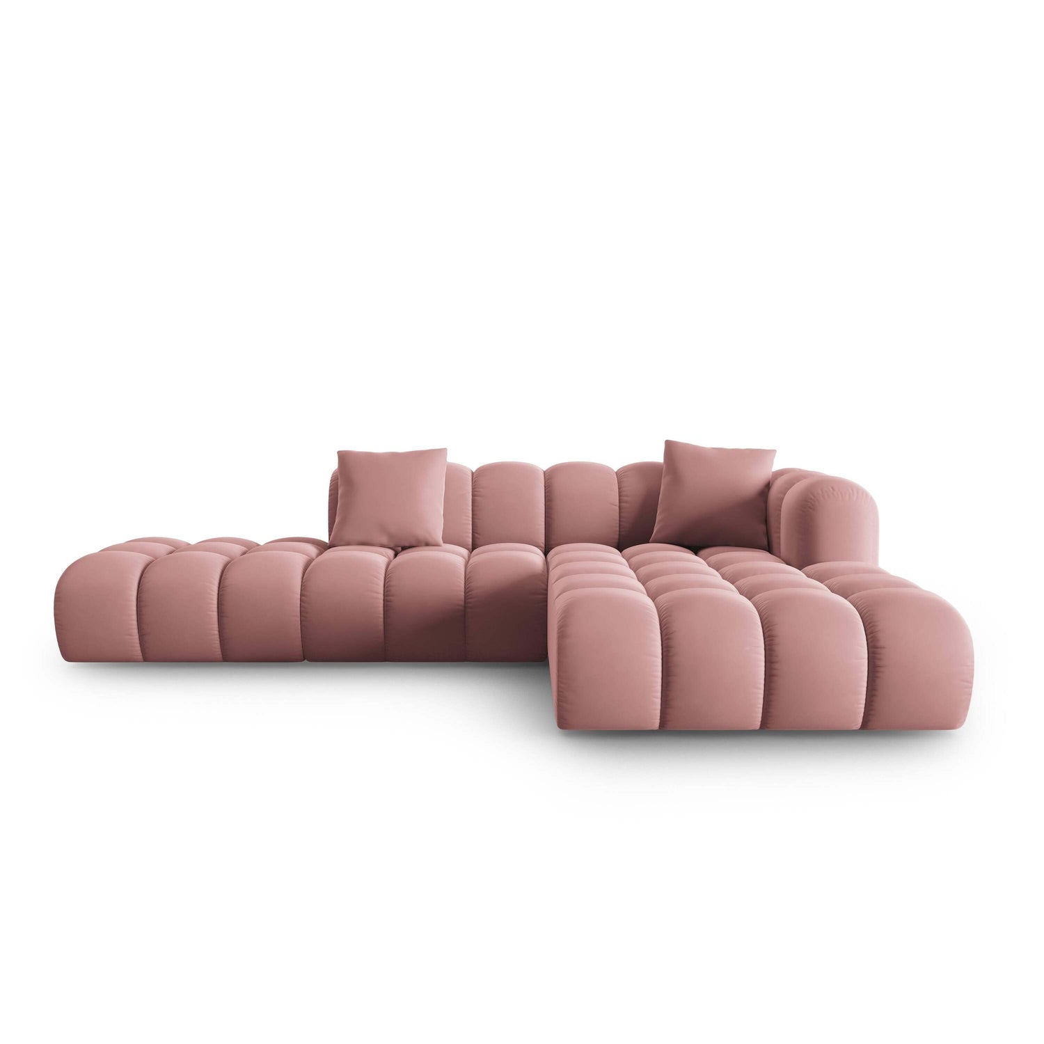 Windsor & Co Halley Hoekbank 5-zits - Rechts - Roze