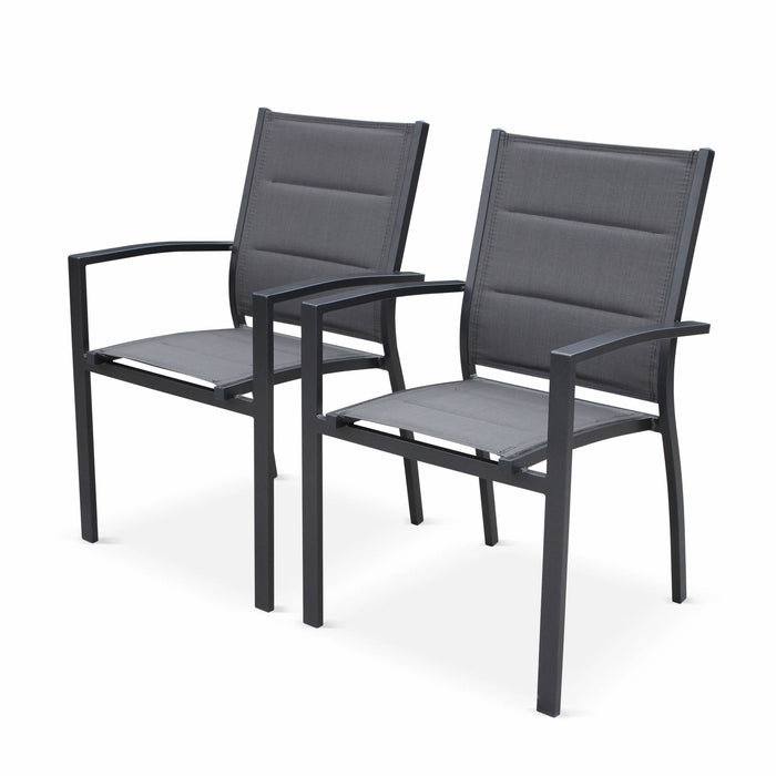 sweeek - Uitschuifbare aluminium tuinset 10 plaatsen