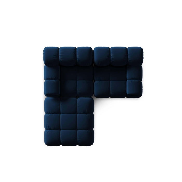 Milo Casa Tropea Modulaire 2-zitsbank met Hocker - Koningsblauw