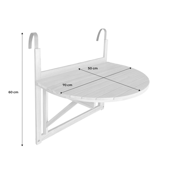 sweeek - Bijzettafel, 70x50cm