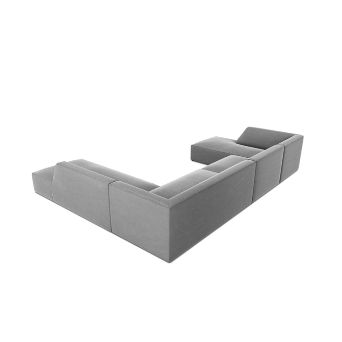 Windsor & Co Sao U-bank - Hoek Rechts - Velvet - Grijs