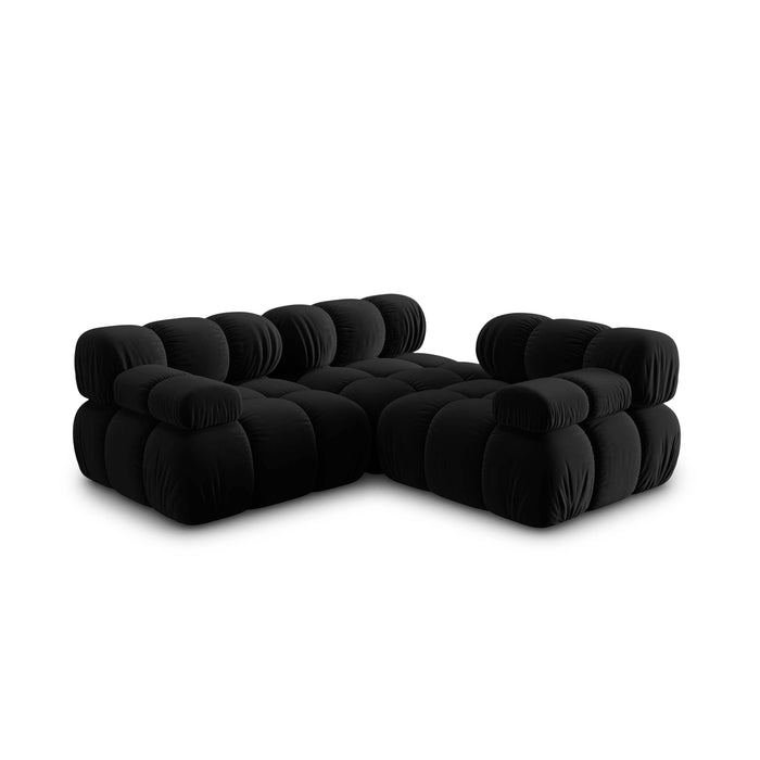 Milo Casa Tropea Modulaire 3-zitsbank - Zwart