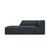 Windsor & Co Sao Chaise Longue Links - Ribstof - Blauw