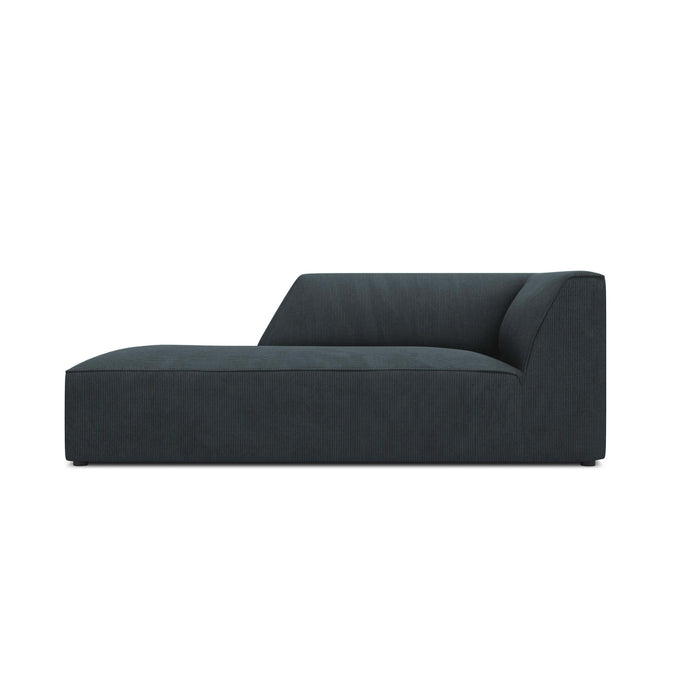 Windsor & Co Sao Chaise Longue Links - Ribstof - Blauw