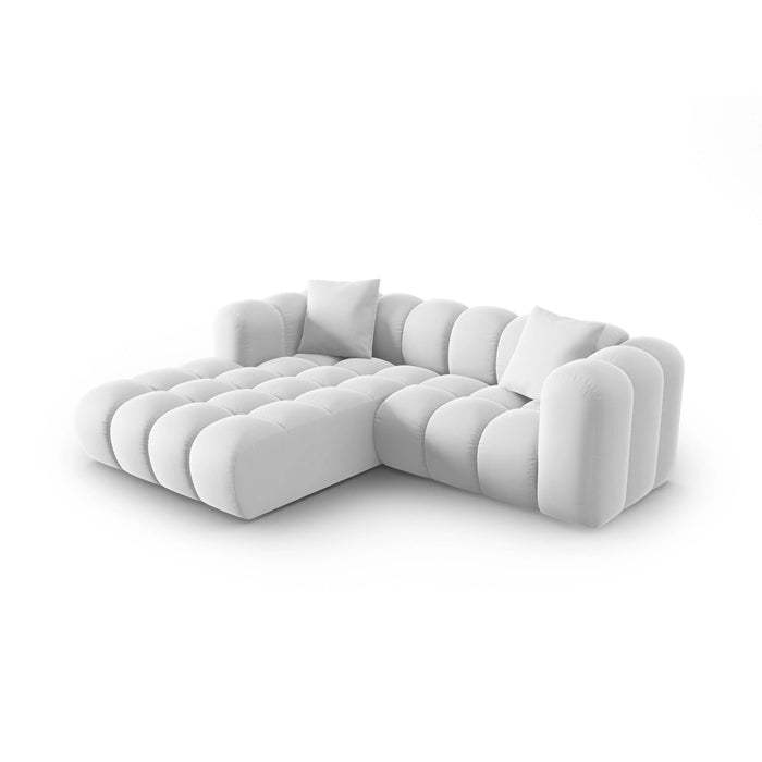 Windsor & Co Halley Hoekbank met Chaise Longue 3-zits - Links - Crème