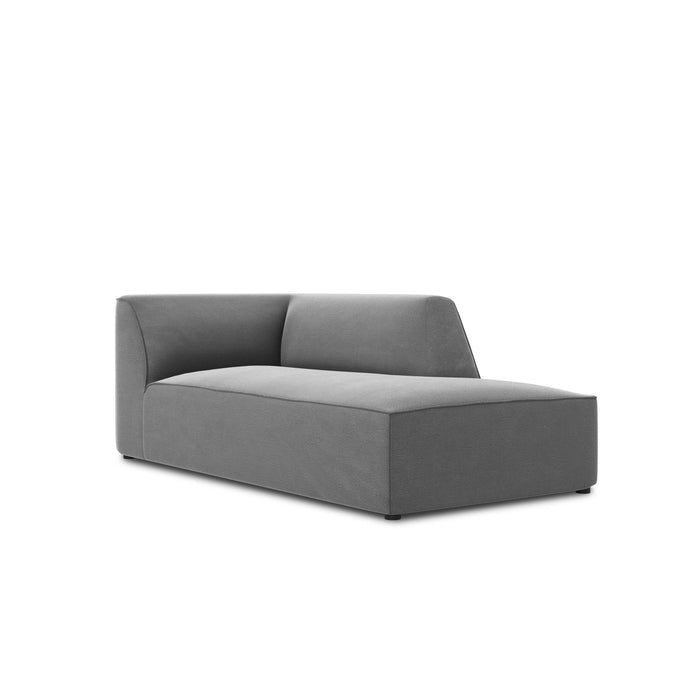 Windsor & Co Sao Chaise Longue Rechts - Velvet - Grijs