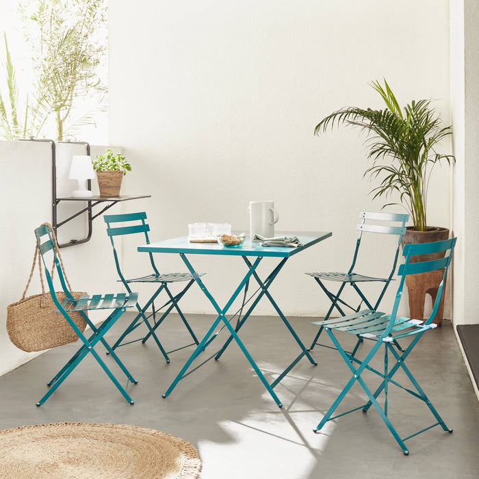 sweeek - Bistroset 4 stoelen
