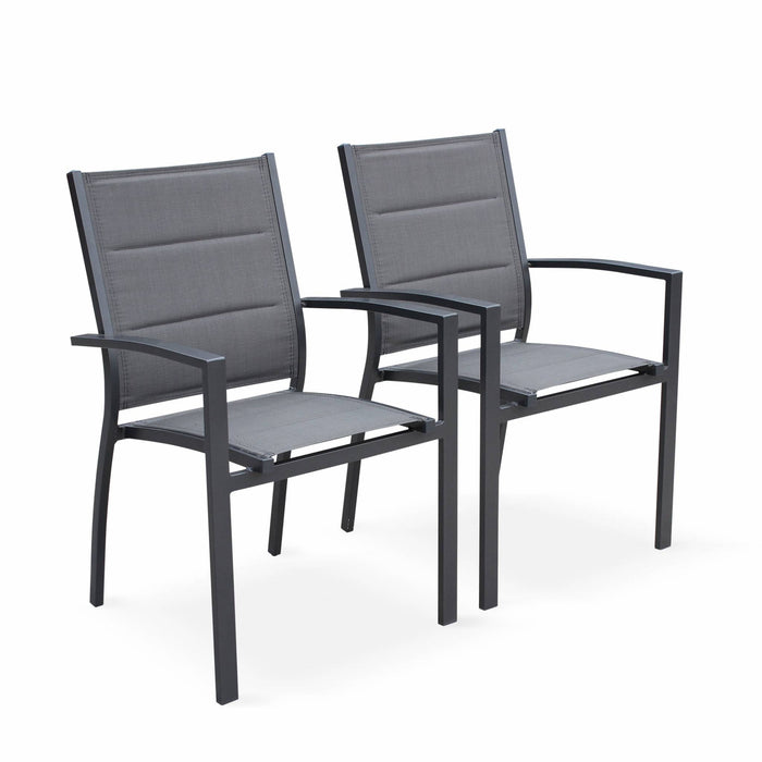 sweeek - Tuinset 8 plaatsen uitschuifbaar