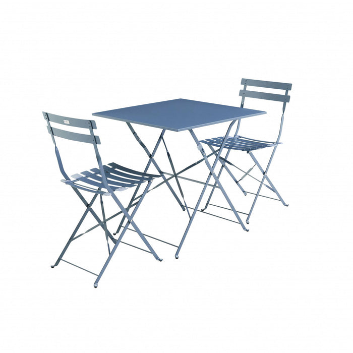 sweeek - Vierkante bistroset 2 stoelen